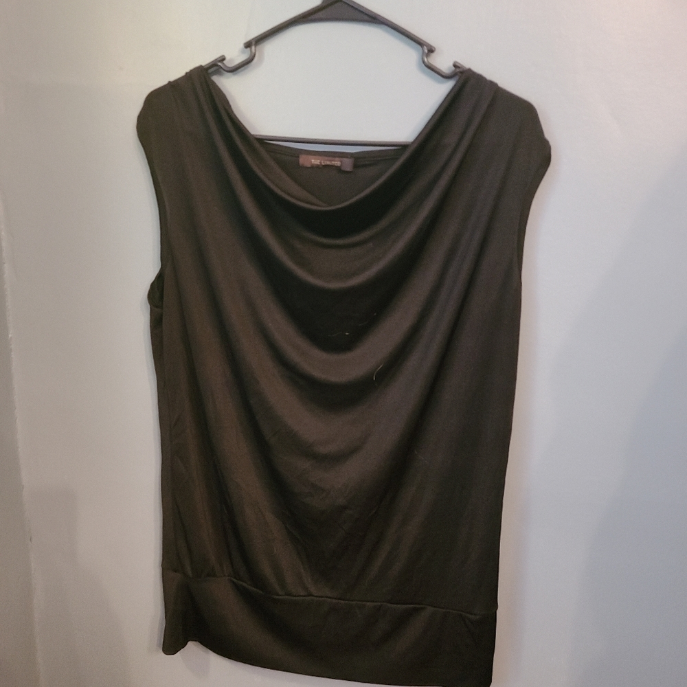 Women's black dress shirt